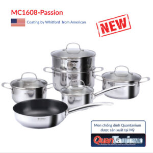 Bộ nồi inox Eurosun MC1608- Passion